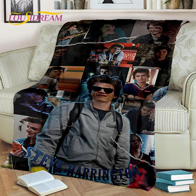 HD Printing Joe Keery Actor Blanket,Soft Throw Blanket for Home Bedroom Bed Sofa Picnic Travel Office Rest Cover Blanket Kids