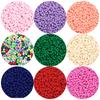 500pcs/lot 4x6mm Czech Acrylic Seed Beads Colorful Oval Loose Spacer Rice Beads For Jewelry Making DIY Craft Earrings Bracelets
