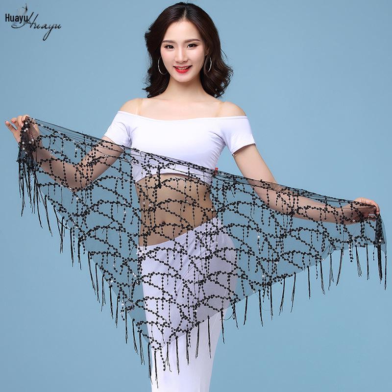 Belly Dance Sequin Tassel Waist & Hip Scarf Costume Belt