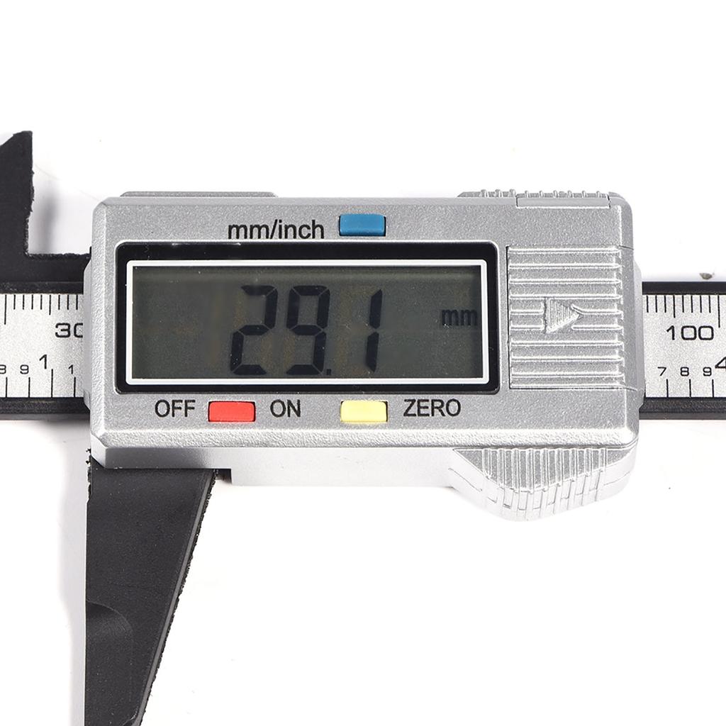 Digital Caliper with Extra Large LCD Screen for Measuring Inside Outside Depth Steps (Silver)
