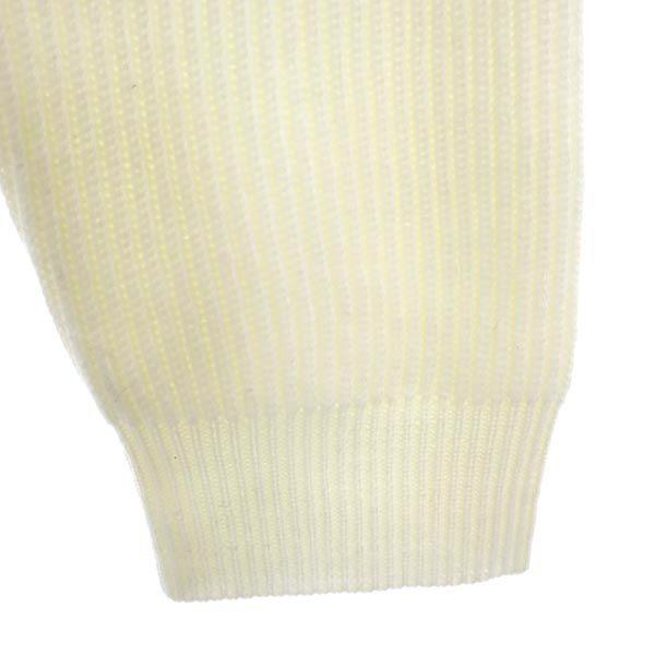 Unused BOUTIQUE MOSCHINO Wool Long Sleeve Knit Cardigan 40 Front Ribbon Women Used