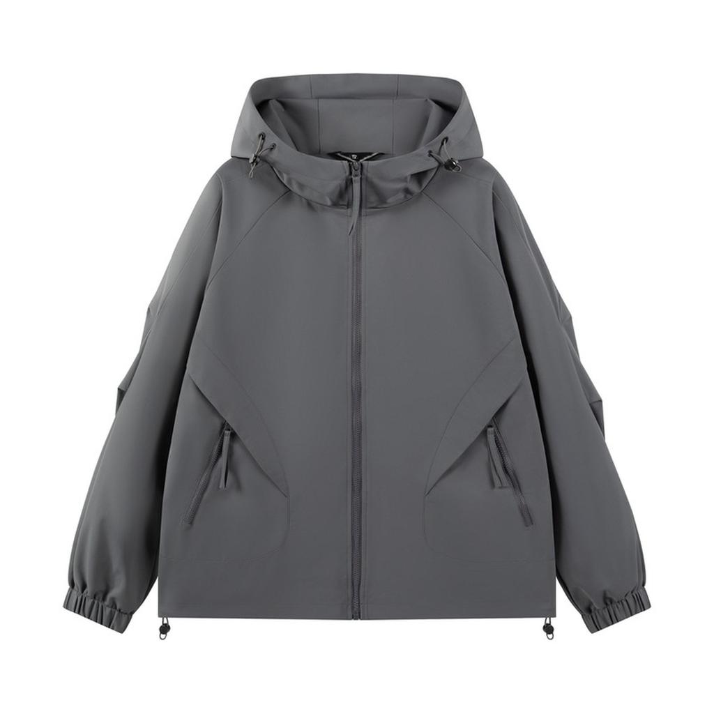 Men's Waterproof All-purpose Hooded Jacket Jacket Loose Casual Outdoor Windbreaker Jacket