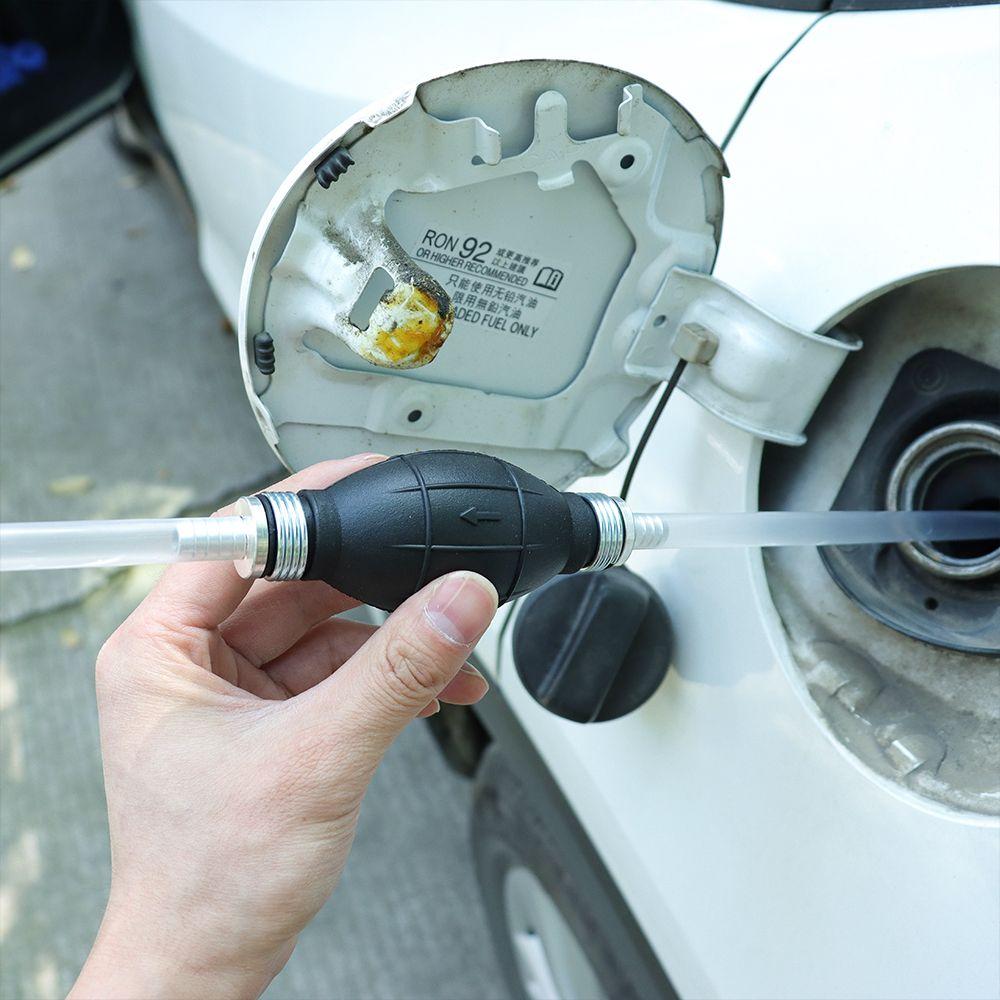6/8/10/12mm Car Rubber Manual Siphon Pump Primer Oil Gasoline Petrol Diesel Liquid Transfer Hand Pump for Carburettor Accessory