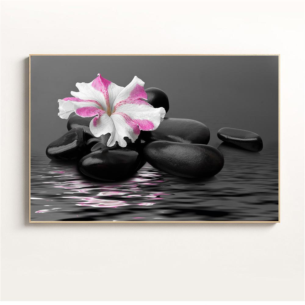 

Настенное искусство, вода, спа, камни, дзен, холст, живопись, свечи, цветок орхидеи, постер, настенные панно для декора ванной комнаты, домашний декор, Cuadros 21x30cm No Framed