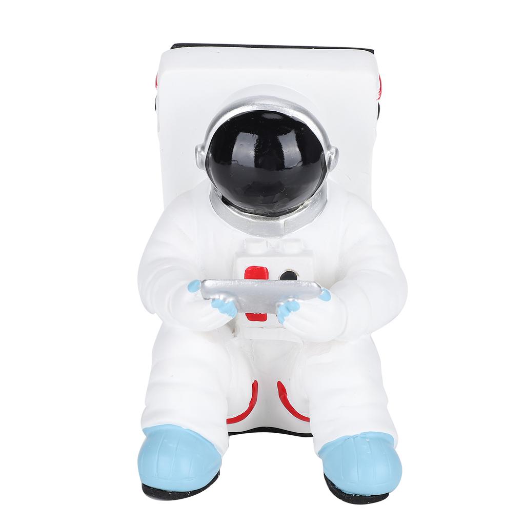 MultiFunction Mobile Phone Stand Resin Astronaut Figurine Statue Desktop Phone Bracket