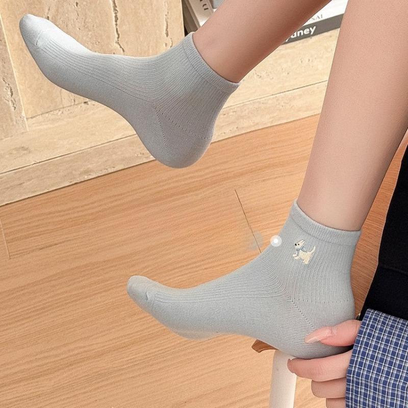 Boneless Socks, Women's Summer Cotton Socks, Thin Short Socks, Anti-odor, Anti-athlete, Antibacterial, Sweat-absorbing and Breathable Short Socks