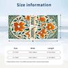 Floral Art Nouveau 4 Theme Quick Dry Beach Towel Custom Name Text Print Large Sand Resistant Towel Beach Vacation