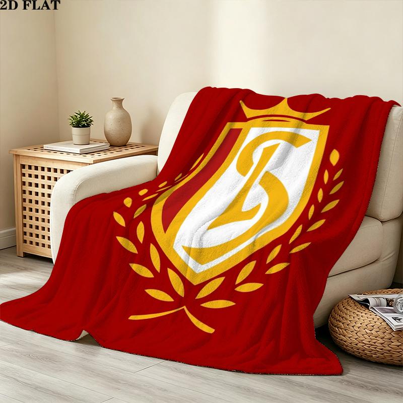 Standard De Lige Print Flannel Blanket, High quality Comfortable for All Seasons, Home Decor, Warmth and Comfort, Perfect for Christmas Gifts