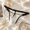 Low Waist Lace Triangle Panties Mesh Transparent Lace Thong Date Night T-back Briefs  Anniversary