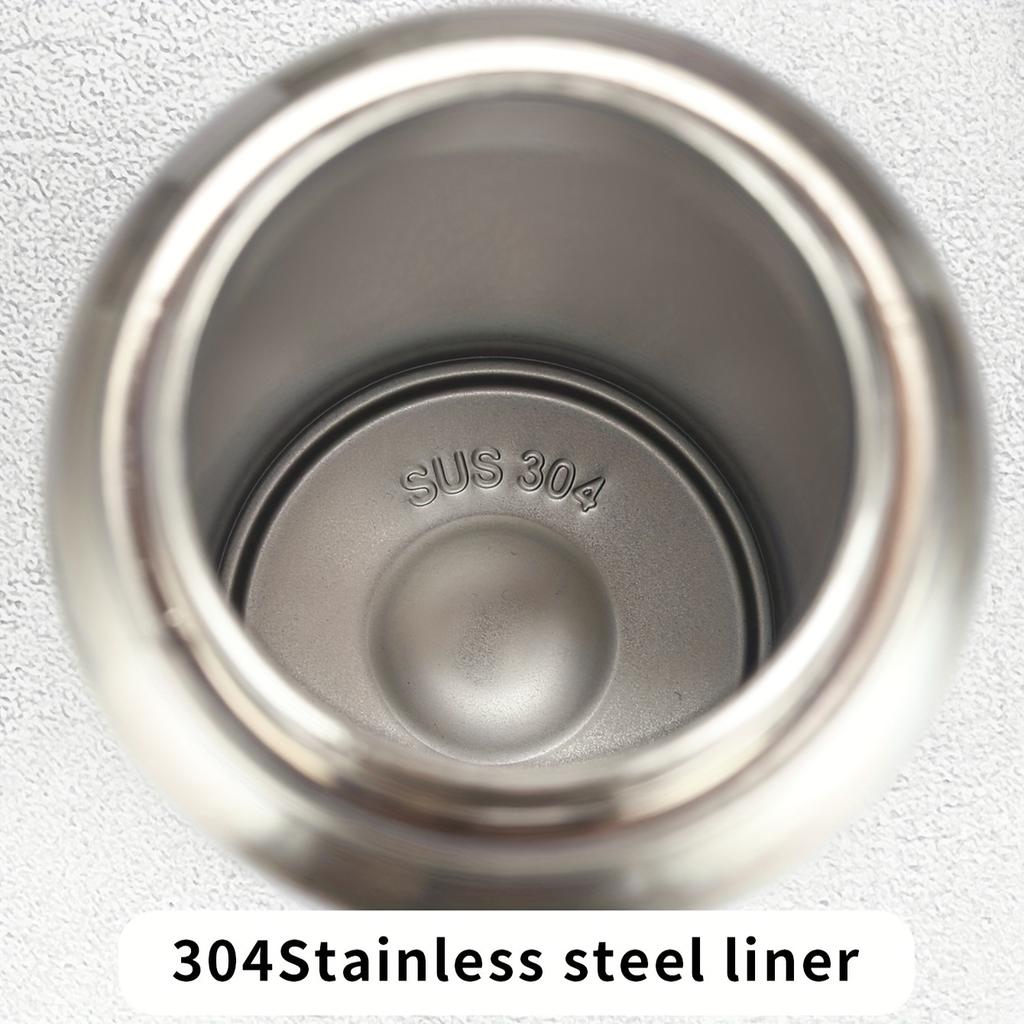 1pc, Vacuum Sports Water Bottle, 304 Stainless Steel Water Cups, Portable Travel Water Bottles, for Camping, Hiking, Fitness, Outdoor Drinkware