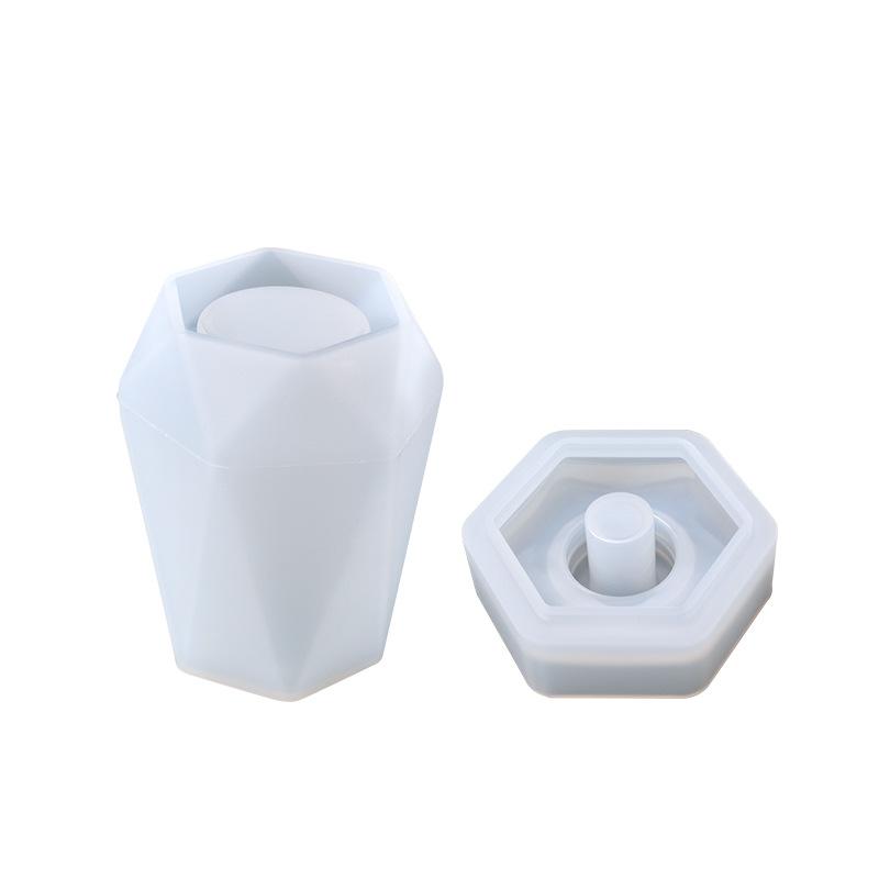 Aromatherapy Bottle Silicone Mold Lotion Bottle Soap Dispenser Resin Mould for DIY UV Epoxy Handmade Home Decors Storage Mold