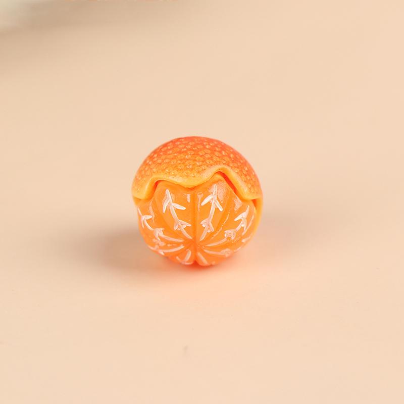 1:6/1:12 Dukkehus Mini Oransje Modell Mat Lek DIY Kjøkken Supermarked Dekor