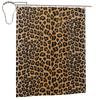 Leopard Print Shower Curtain Bathroom Polyester Waterproof Bath Curtains With Hooks