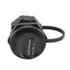 USB Charger Socket Waterproof Snap Lock Female PCB Board Mount Connector E10MC‑BF1‑F