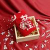 Festive Pure Cotton Red Gift Towel for Candy Display - Perfect for New Year, National Day, and Mid-Autumn Celebrations
