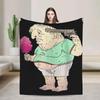 Smiling Friends All Over Print Soft Plush Blanket for Kids Flannel Throw for Bed Sofa Chair  Cute Cartoon Design