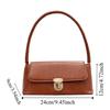 Vintage Stone Pattern Bag Large Capacity Rectangle Shoulder Bag Trendy PU Leather Bag  Girls