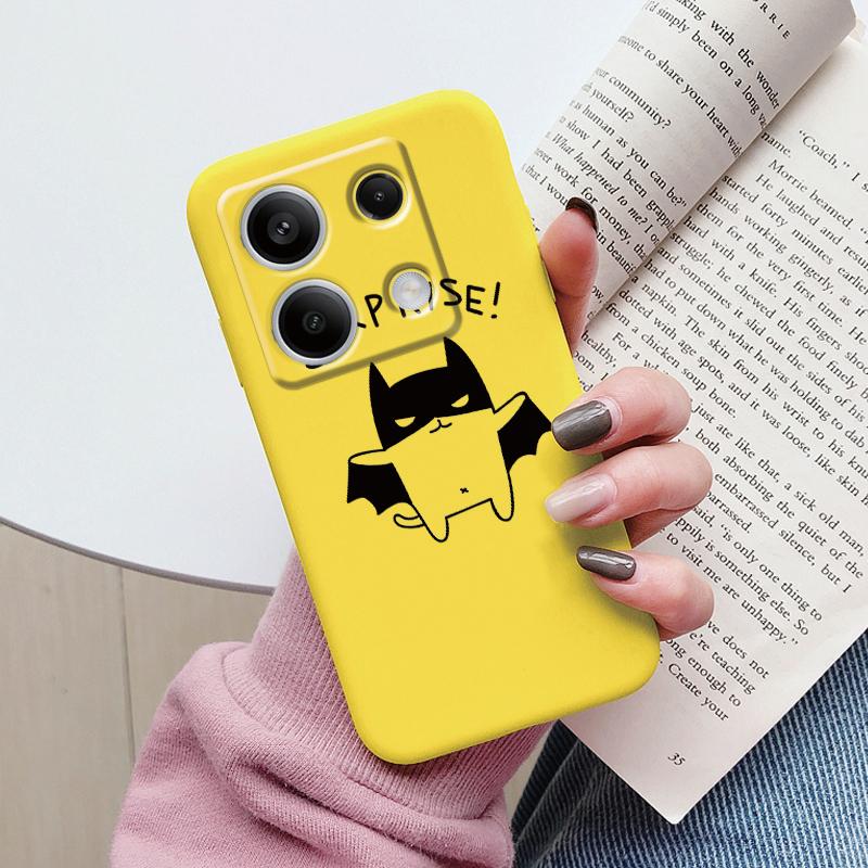 Case For Redmi Note 13 Pro 4G 5G Cute Heart Flower Back Cover Soft Silicone Matte Protective Fundas For Redmi Note13 Pro Bumper