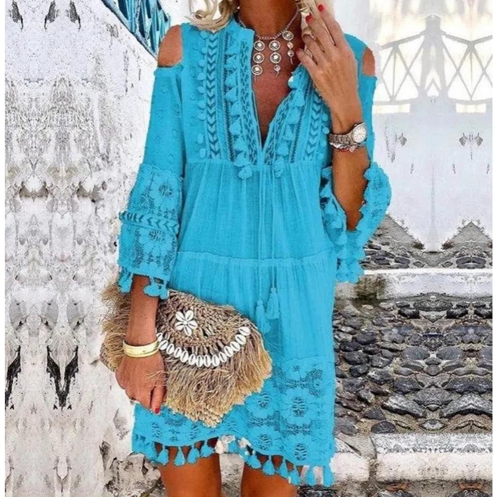 Vestido de Moda Dulce Elegante para Mujer Primavera Verano Nuevo, Vestido Casual Europeo para Damas