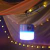 USB Portable Solar Tent Lamp IP65 Multifunctional LED DC Hanging Camping Lantern Outdoor Warning Floodlight