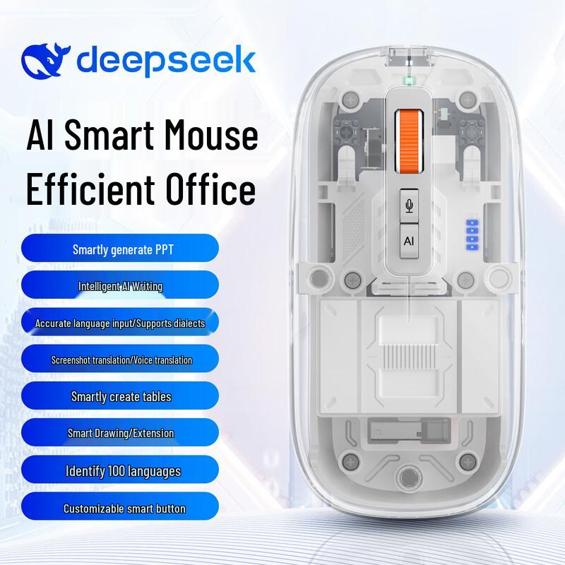

YouLion Transparent Wireless AI Mouse