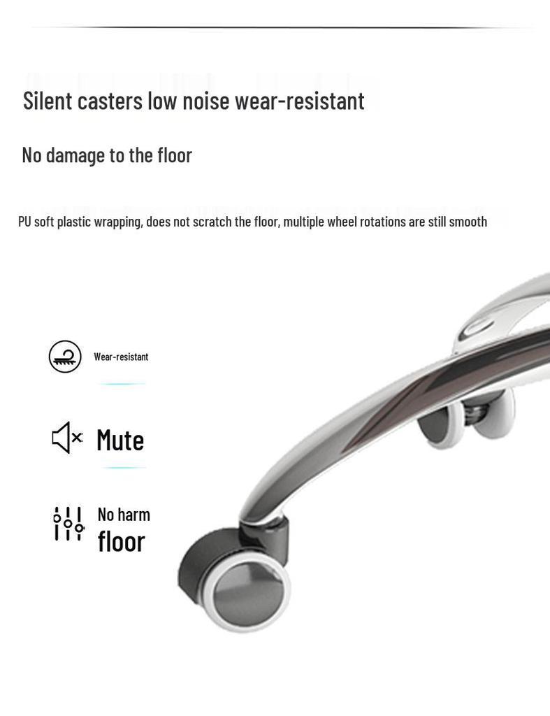 Comfortable Leather Reclining Office Chair with Adjustable Backrest