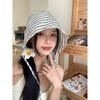 New Bucket Hat Women's Summer Double-sided Large Brim Sunshade Sun Protection Hat Face Protection UV Sun Hat