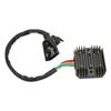 Motorcycle Voltage Regulartor 12V Power Regulator Rectifier 31600‑MS9‑000 Replacement for NTV600 NTV650 Revere