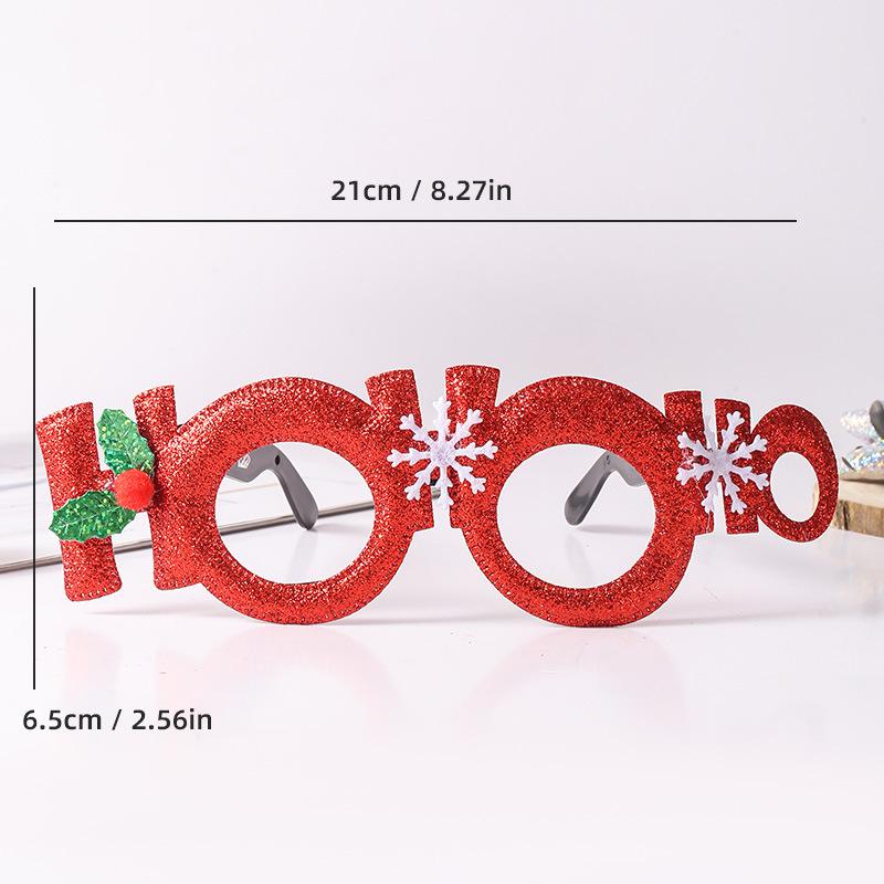 

Party Eyewear Playful Holiday Glasses Frame Cartoon Eyeglasses Colorful Santa Eyeglasses For Holiday Celebrations Christmas