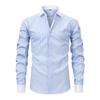 Men's Dress Shirts Stripe Long Sleeve Stretch Wrinkle-Free Formal Shirt Business Casual Button Down Shirts