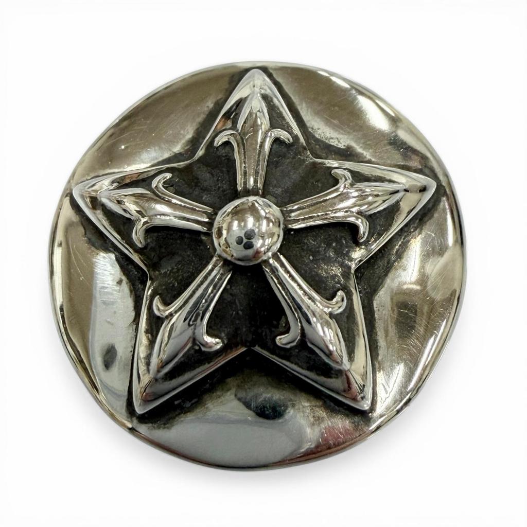 Excellent CHROME HEARTS hair accessory Star Button Hair Tie Silver 925 mens Used