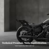 Motorcycle Luggage Rack with Support Arms Versatile Rear Cargo Carrier Bolt-On