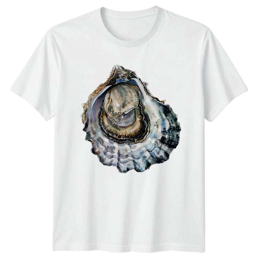 Detailed Oyster TShirt Marine Life Nature Gift For Him And Her S