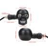 2pcs Motorcycle Lights,Skull Style LED Turn Signal Motorcycle Direction Lights,Indicator Ligh,Skull Turn Signal Indicator Light