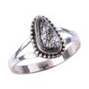 Natural Black Rutile Gemstone Handmade 925 Solid Sterling Silver Ring S.9 J7q89