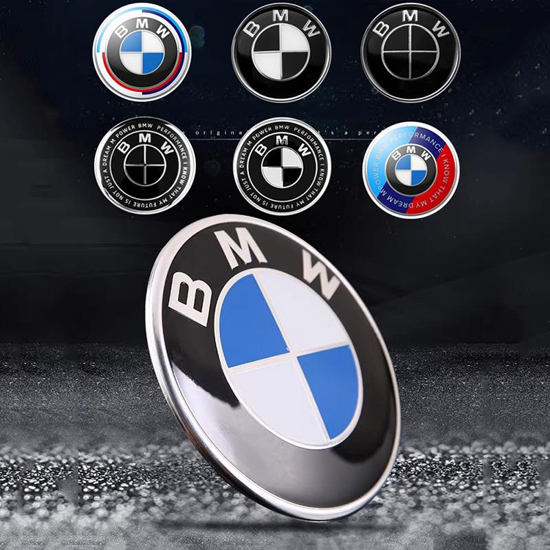 For BMW M 74mm 82mm Car Front Hood Emblem Bonnet Badge Rear Trunk Logo for BMW E46 E39 E90 E60 E87 E36 M3 M4 50TH Anniversary Accessories T1