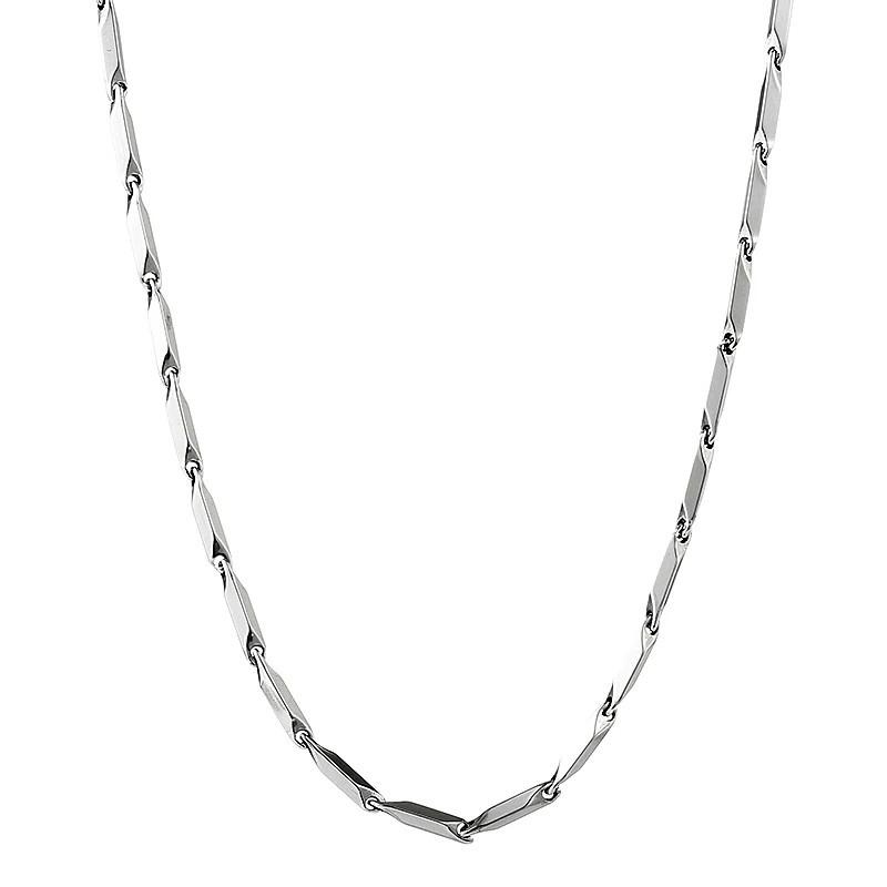 Rhombus Titanium Steel Men's Clavicle Necklace - Trendy, High-End Versatile Jewelry