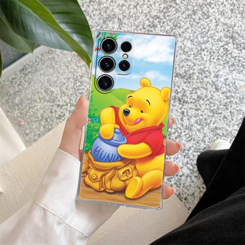 Winnie Pooh Tigger Eeyore Piglet Nature Transparent Case For Samsung Galaxy S26 S25 Ultra S24 S22 S26 Plus S20 S23 S21 FE Cover