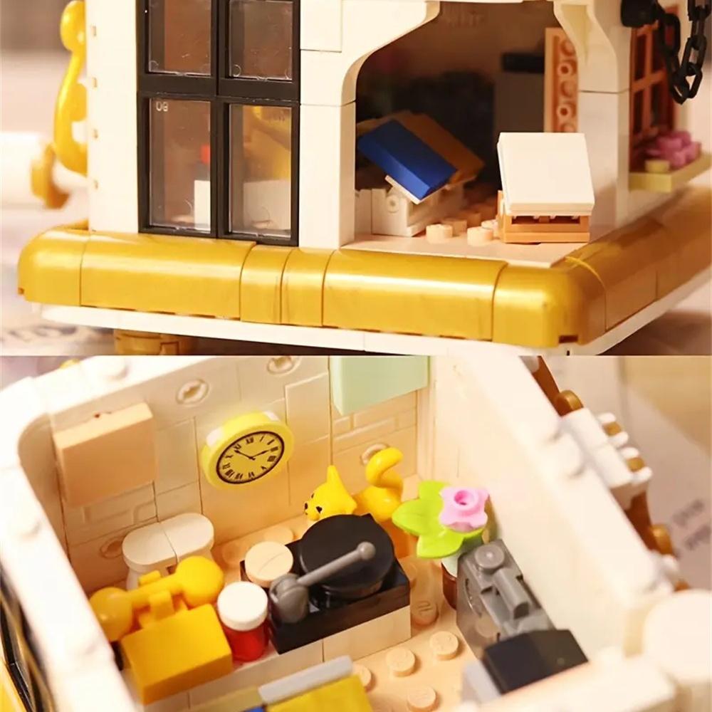 1990s Retro Phone Building Blocks Set - Elegant Decorative Piece, Educational Toy for Kids, Birthday Gift for Boys and Girls