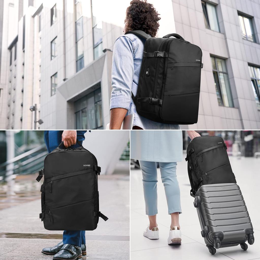 HOMIEE Backpack for Business, Women, and Kids, Large Capacity, Perfect for Commuting, School, and High School Students, Fits 15.6-inch Laptops, A4