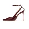 2025 Herbst Leopardenmuster Einriemen Dünne High Heel Pumps für Damen