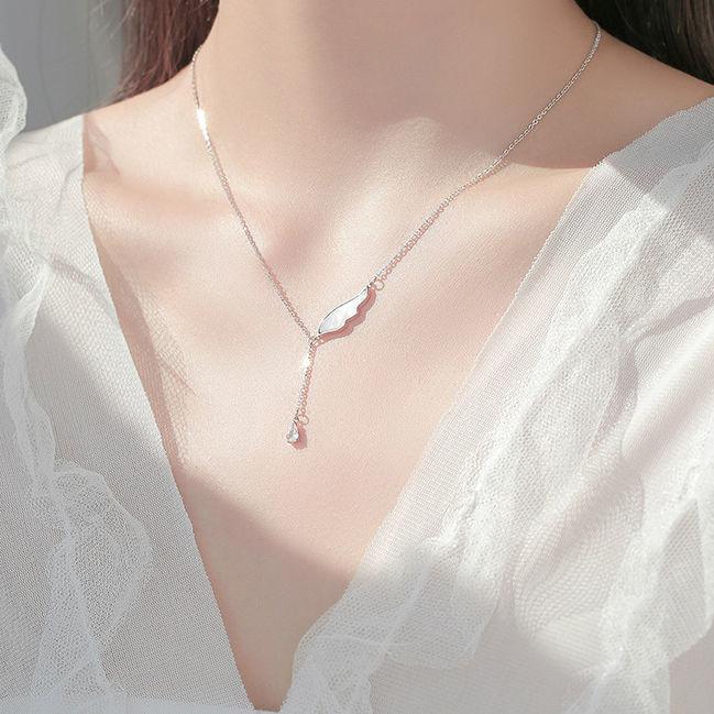 Angel Wings Necklace Light Luxury Fashion Temperament High Sense Angel Wings Simple Versatile Accessories