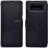 Pouzdro Samsung Note 8 - Prémiová kůže - Pouzdro s klopou - Ochrana proti nárazům - Černé - Unisex