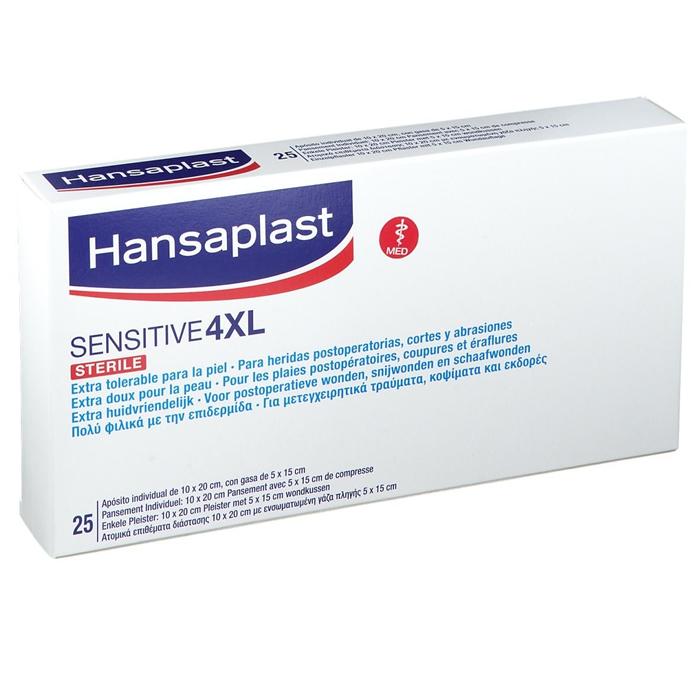 

Hansaplast Sensitive 4Xl 25 шт.