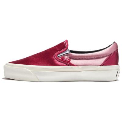 Vans Wsuwane Wygodne Modne Wszechstronne Niskoprofilowe Buty Skate Unisex Sneakersy Czerwone VN0007PJYJY1