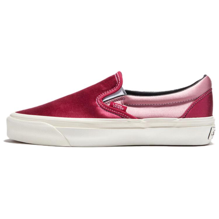 Vans Slip-On Comfortable Fashion Versatile Low-Top Skate Shoes Unisex Sneakers Red VN0007PJYJY1