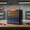 Battery Storage Organizer Holds 72 AA AAA Batteries Battery Box Case Garage Container Home Drawer Organization Dispenser Holder