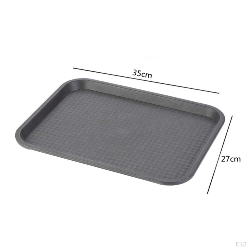 Serving Tray Platter Office Living Room Versatile Party Tea Rectangular Makeup