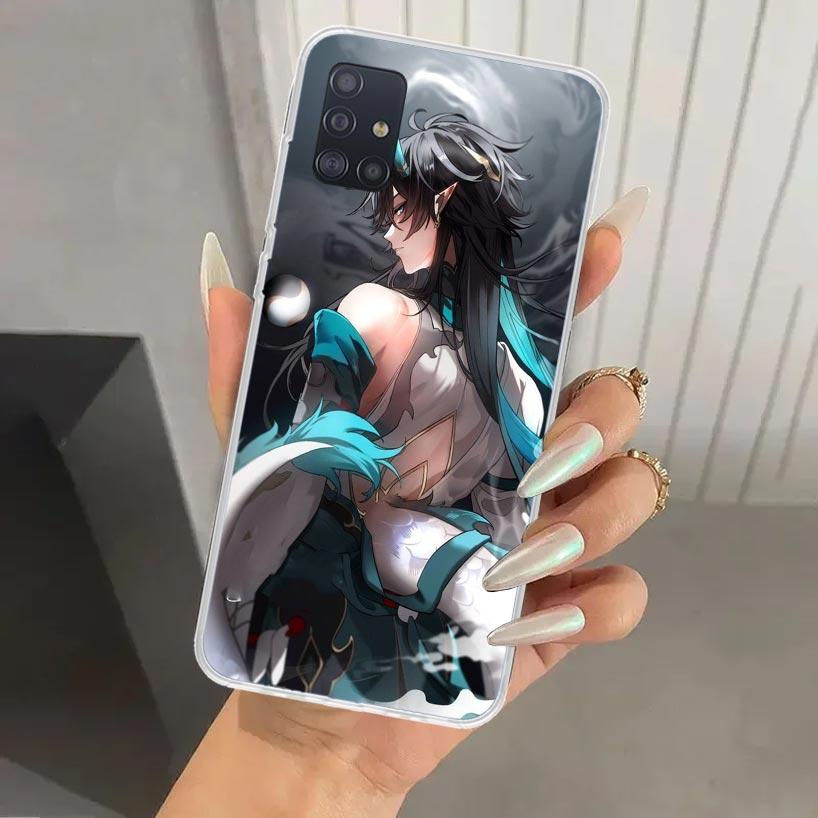 

Honkai Star Rail Dan Heng Phone Case for Samsung Galaxy A52 A32 A22 A12 A02S A50S A30S A10S Note 20 Ultra 10 Plus S10 A31 A20 A7 Samsung Note 20Ultra