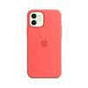 (Rosa) Cover in Silicone con Magsafe per iPhone 12 Pro e Custodia 12:1 Design a Induzione Popover su Scala